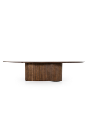 Mango Wood Modern Dining Table | Eleonora Jordy | OROA.com