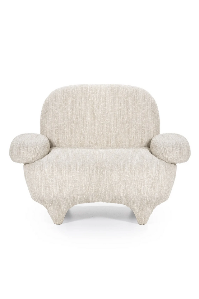 Upholstered Lounge Armchair | Eleonora Jayden | OROA.com