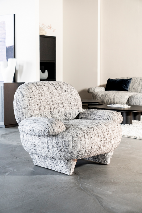 Upholstered Lounge Armchair | Eleonora Jayden | OROA.com