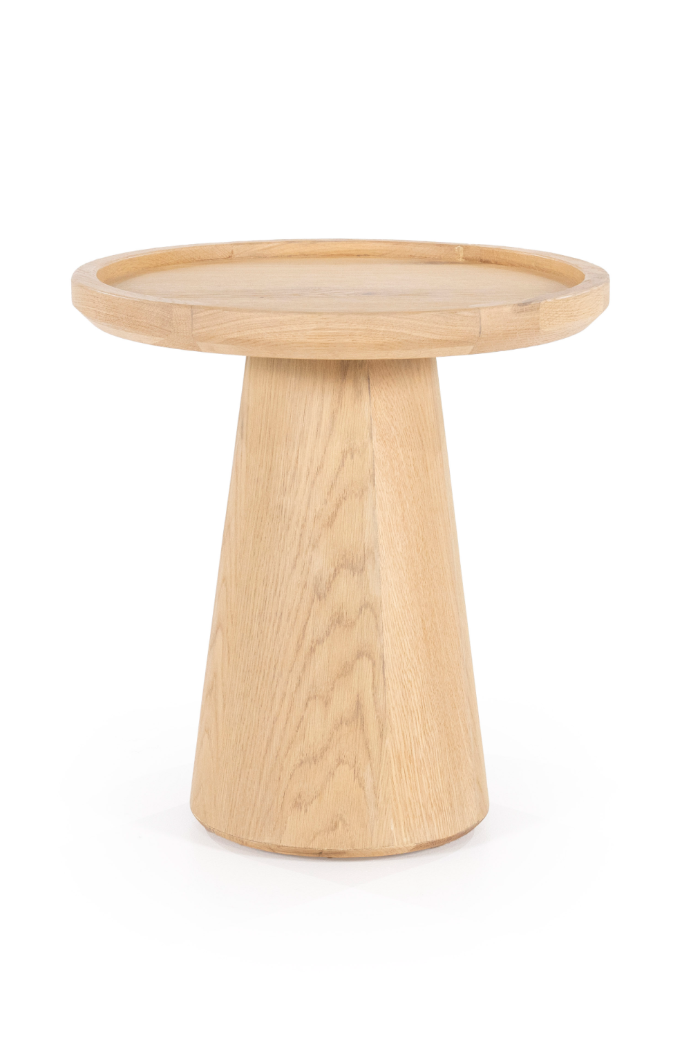 Lacquered Oak Pedestal Side Table | Eleonora Leia | OROA.com