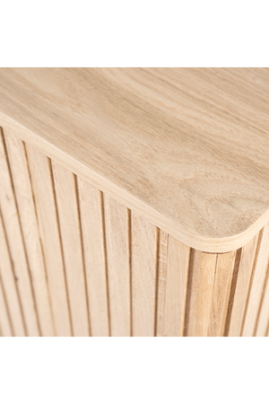 Oak Fluted 4-Door Sideboard | Eleonora Rosenborg | OROA.com