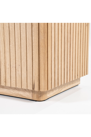 Oak Fluted 4-Door Sideboard | Eleonora Rosenborg | OROA.com