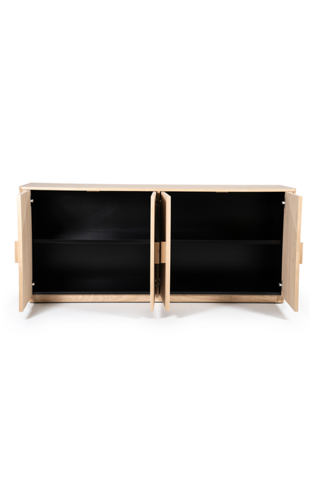 Oak Fluted 4-Door Sideboard | Eleonora Rosenborg | OROA.com