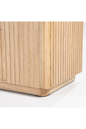 Oak Fluted 6-Door TV Cabinet | Eleonora Rosenborg | OROA.com