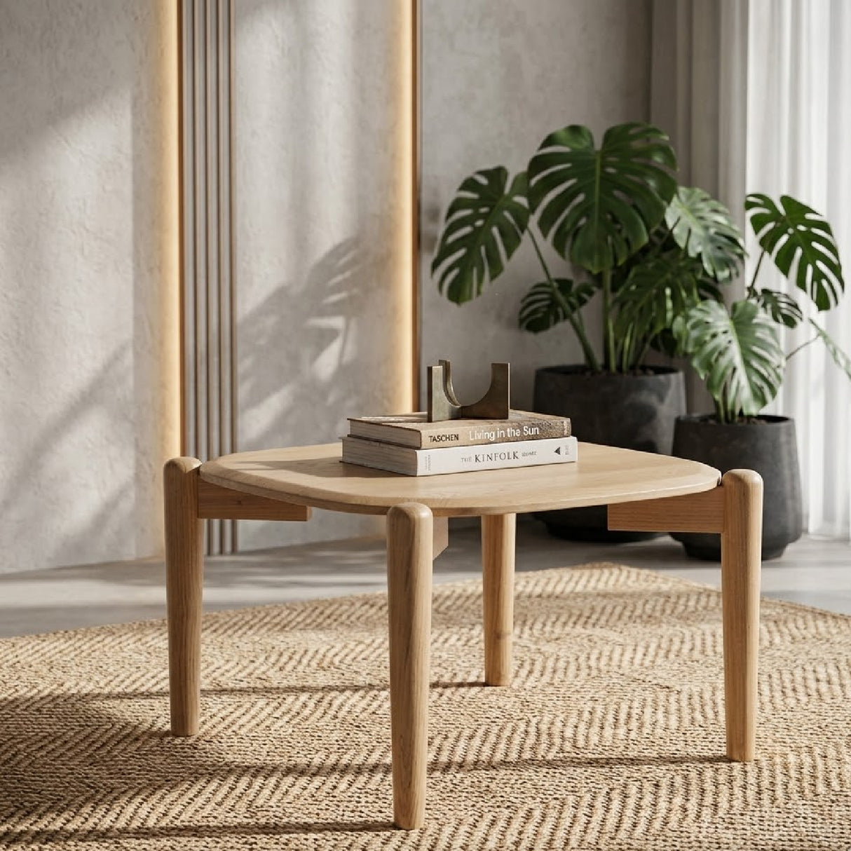   Oak Scandinavian Coffee Table | Oroa.com