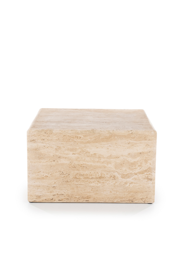 Square Travertine Coffee Table | Eleonora Donta | OROA.com