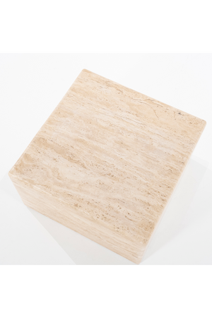 Square Travertine Coffee Table | Eleonora Donta | OROA.com