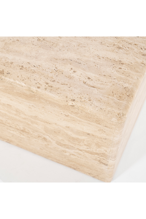 Square Travertine Coffee Table | Eleonora Donta | OROA.com
