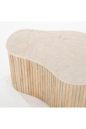 Fluted Mango Coffee Table S | Eleonora Kira | OROA.com