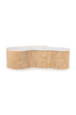 Fluted Mango Coffee Table S | Eleonora Kira | OROA.com