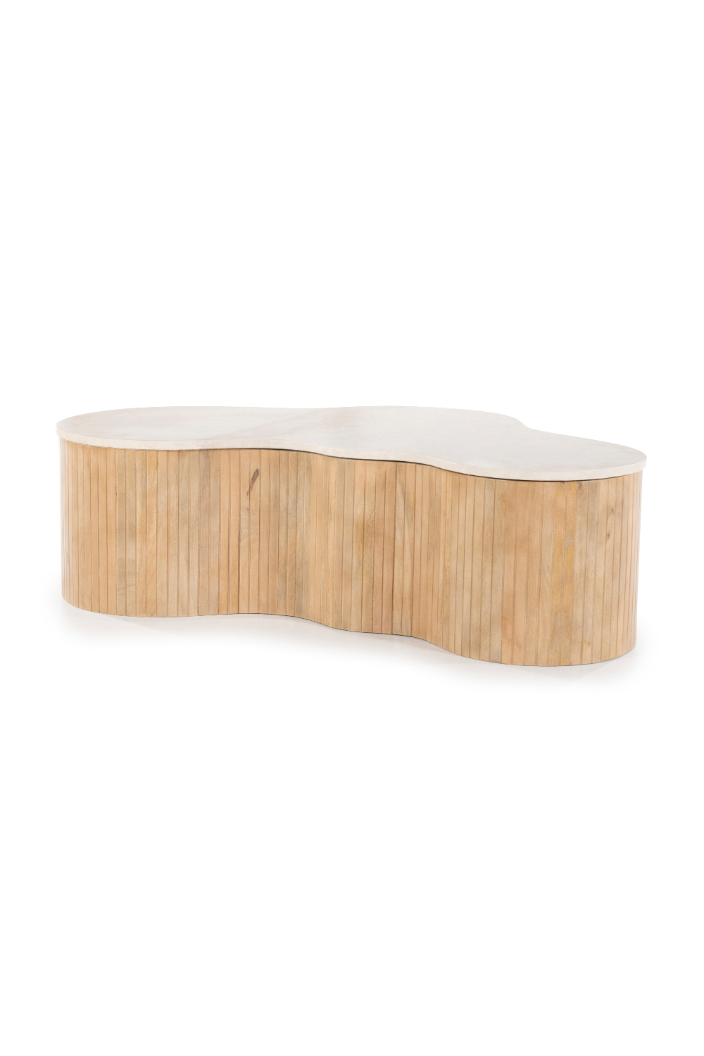 Fluted Mango Coffee Table S | Eleonora Kira | OROA.com