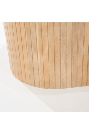 Fluted Mango Coffee Table S | Eleonora Kira | OROA.com