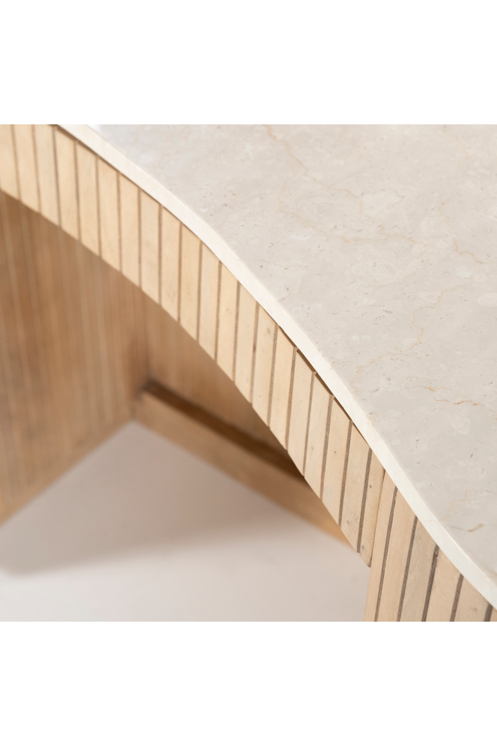 Organic Shape Marble Desk | Eleonora Kira | OROA.com