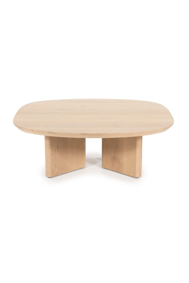 Natural Varnished Oak Coffee Table | Eleonora Stef | OROA.com