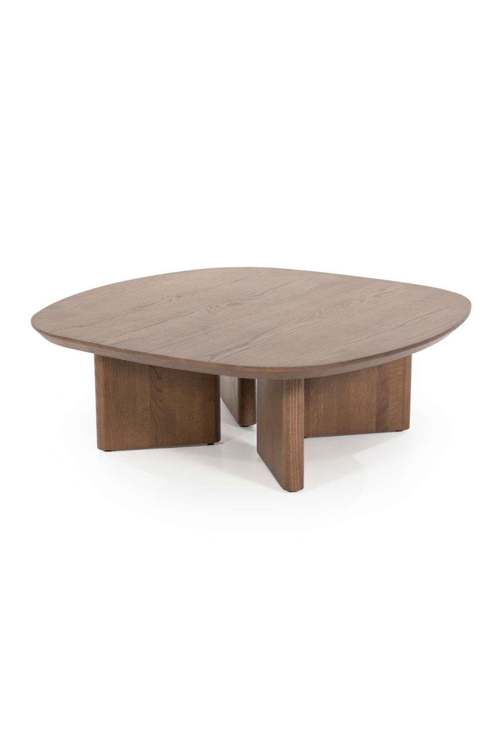 Brown Varnished Oak Coffee Table | Eleonora Stef | OROA.com