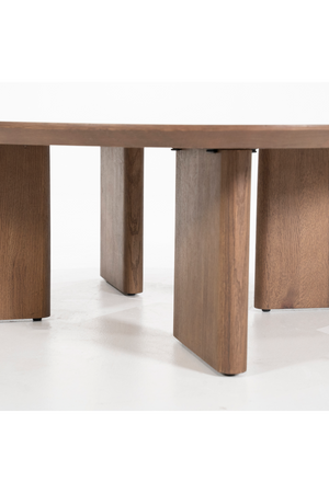Brown Varnished Oak Coffee Table | Eleonora Stef | OROA.com