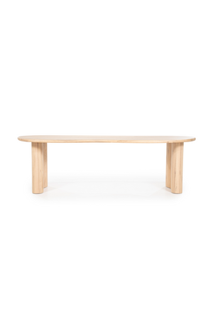Varnished Oak Organic Dining Table | Eleonora Josh | OROA.com