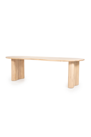Varnished Oak Organic Dining Table | Eleonora Josh | OROA.com
