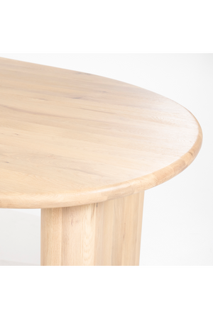 Varnished Oak Organic Dining Table | Eleonora Josh | OROA.com