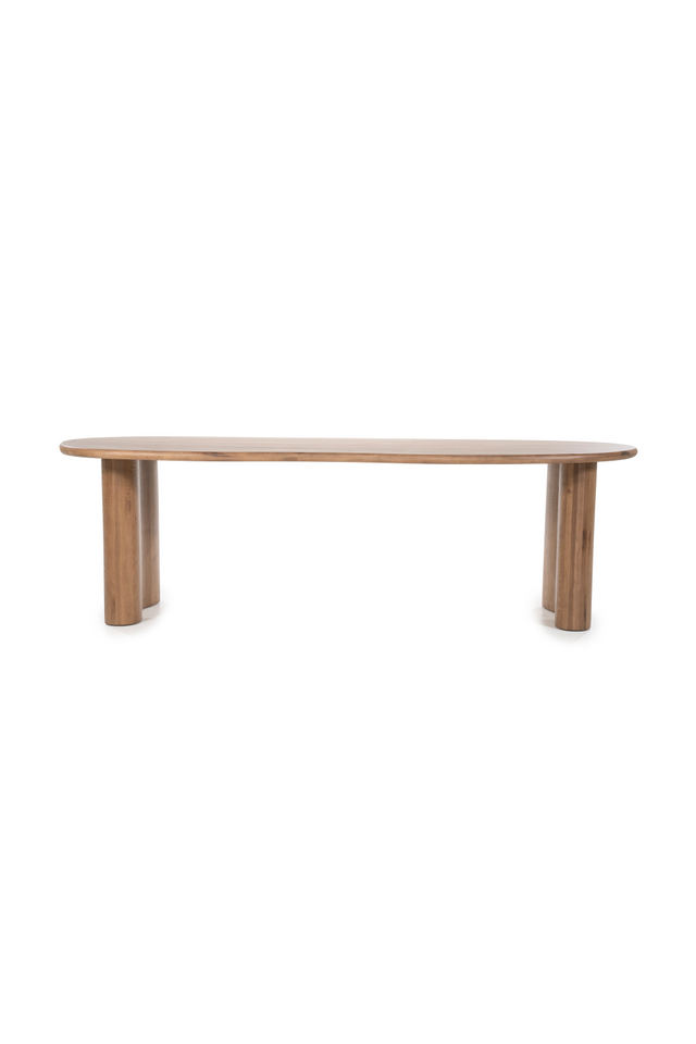 Varnished Oak Organic Dining Table | Eleonora Josh | OROA.com
