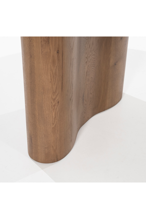 Varnished Oak Organic Dining Table | Eleonora Josh | OROA.com