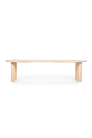 Varnished Oak Organic Dining Table | Eleonora Josh | OROA.com
