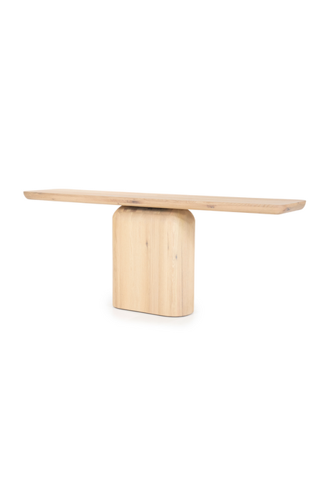 Central-Based Oak Console Table | Eleonora Leon | OROA.com