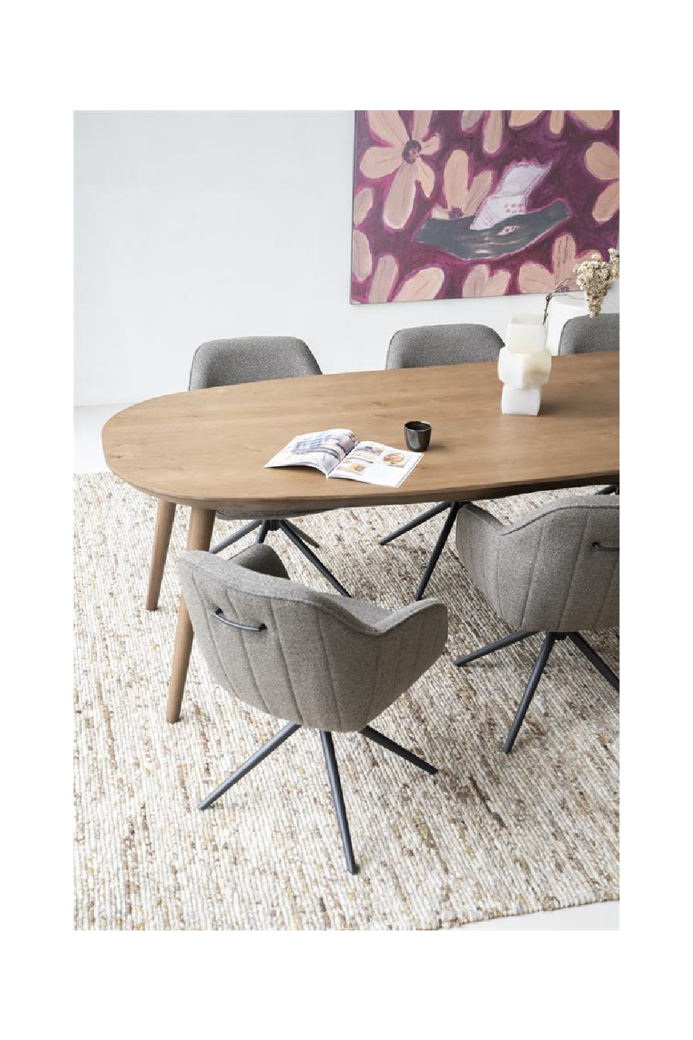Lacquered Oak Dining Table L | Eleonora Elijah | OROA.com