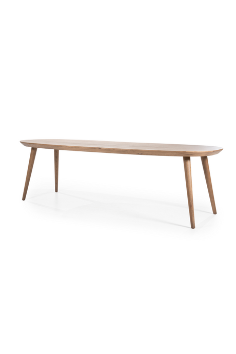 Lacquered Oak Oval Dining Table | Eleonora Elijah | OROA.com