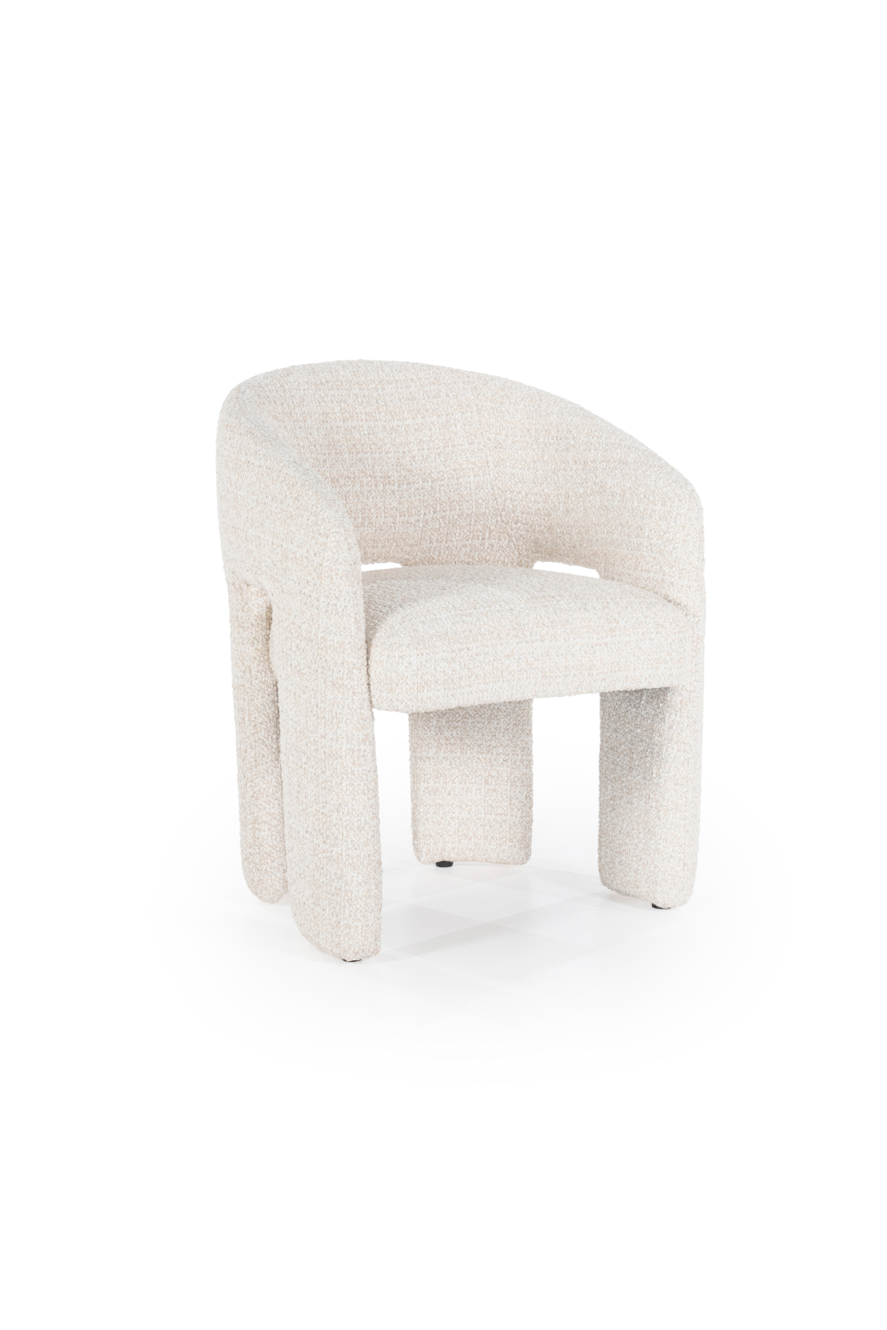 Curved Back Lounge Dining Chair | Eleonora Hamilton | OROA.com