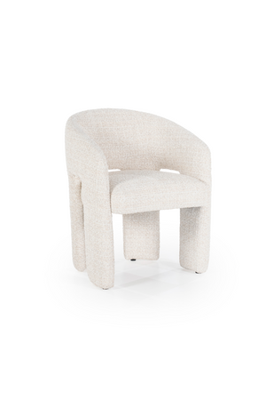 Curved Back Lounge Dining Chair | Eleonora Hamilton | OROA.com