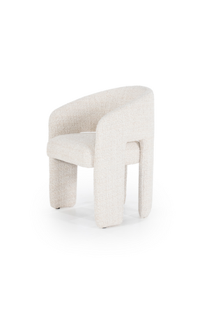Curved Back Lounge Dining Chair | Eleonora Hamilton | OROA.com
