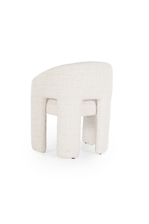 Curved Back Lounge Dining Chair | Eleonora Hamilton | OROA.com