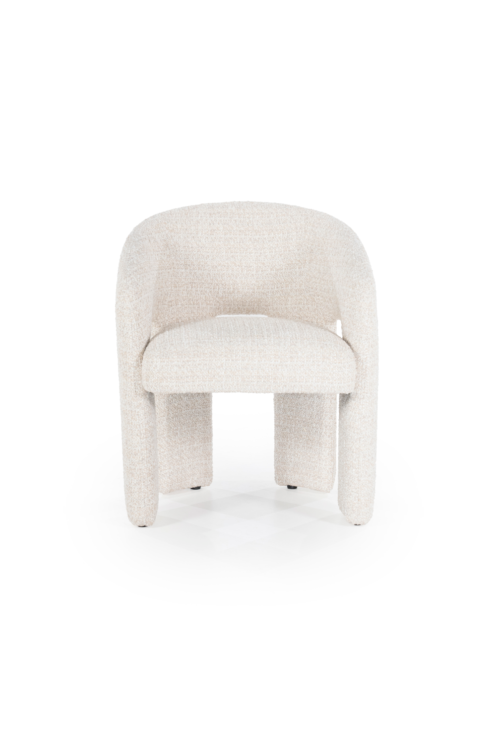 Curved Back Lounge Dining Chair | Eleonora Hamilton | OROA.com