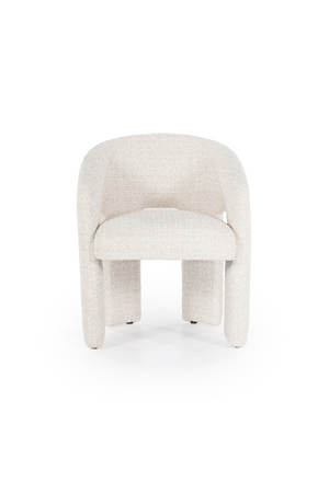 Curved Back Lounge Dining Chair | Eleonora Hamilton | OROA.com