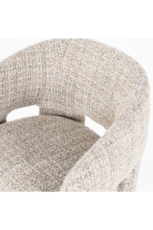 Curved Back Lounge Dining Chair | Eleonora Hamilton | OROA.com