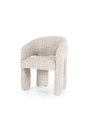 Curved Back Lounge Dining Chair | Eleonora Hamilton | OROA.com