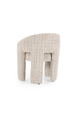 Curved Back Lounge Dining Chair | Eleonora Hamilton | OROA.com