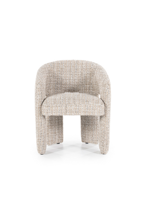 Curved Back Lounge Dining Chair | Eleonora Hamilton | OROA.com