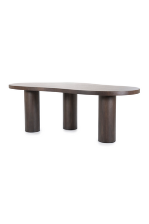 3-Legged Walnut Dining Table | Eleonora Bobbie | OROA.com