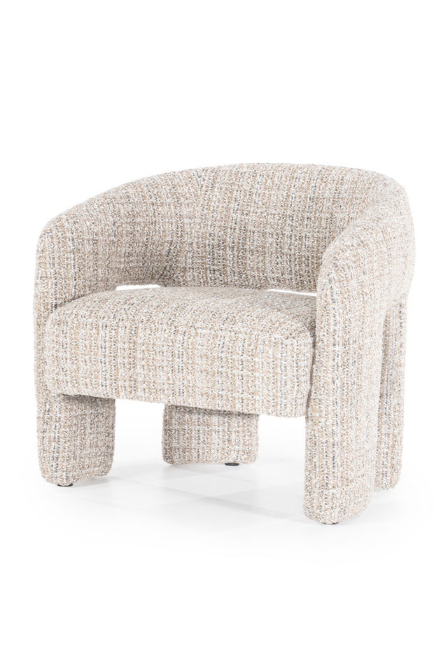 Curved Back Lounge Dining Chair | Eleonora Hamilton | OROA.com