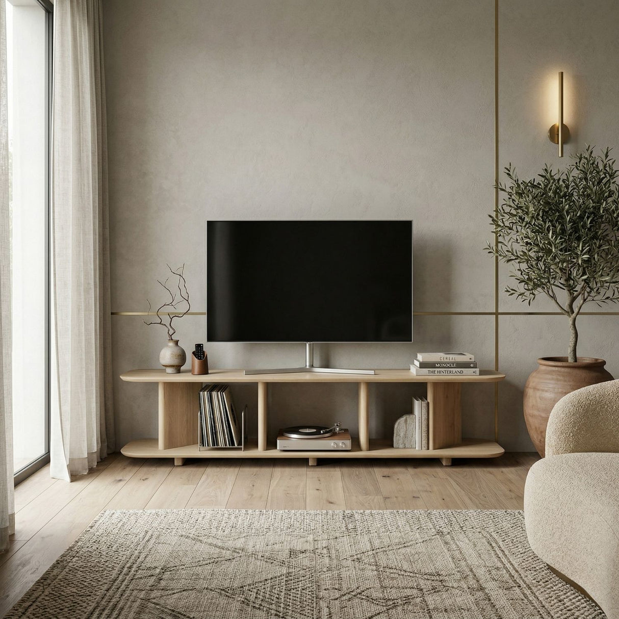   Lacquered Oak TV Cabinet | Oroa.com