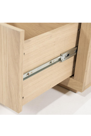 Taupe Oak 3-Door Cabinet | Eleonora Helsinki | OROA.com