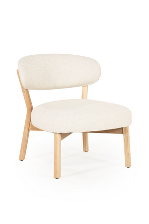 Oak Framed Accent Chair | Eleonora Mikky | OROA.com