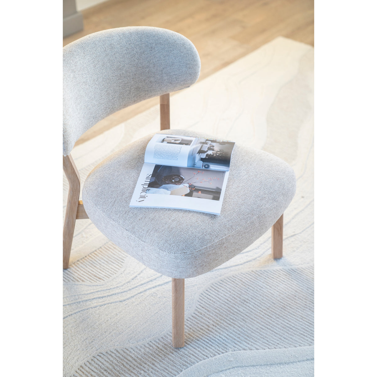   Modern furniture - Oak Framed Accent Chair - www.oroa.com | Oroa.com