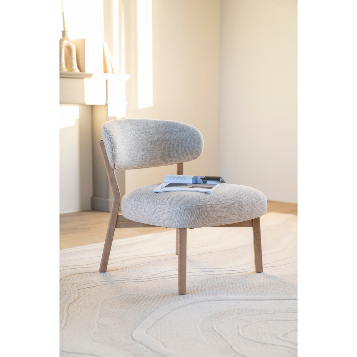   Modern furniture - Oak Framed Accent Chair - www.oroa.com | Oroa.com