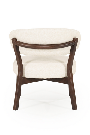 Brown Oak Accent Chair | Eleonora Mikky | OROA.com
