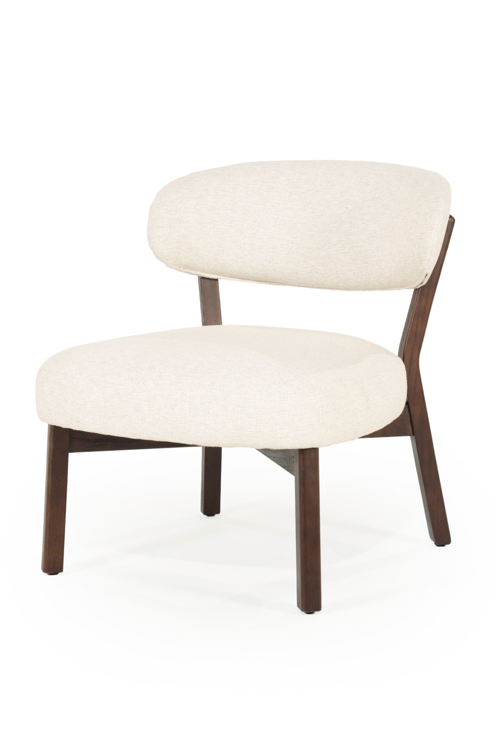 Brown Oak Accent Chair | Eleonora Mikky | OROA.com