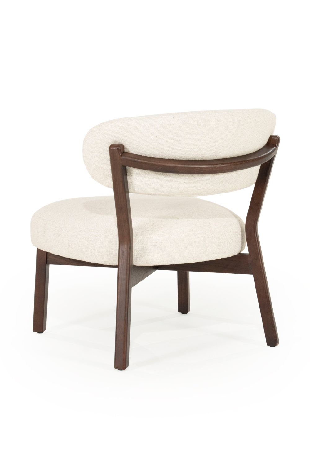 Brown Oak Accent Chair | Eleonora Mikky | OROA.com