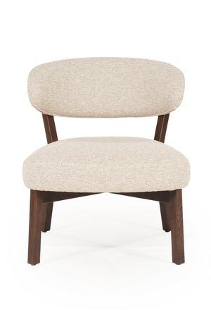 Brown Oak Accent Chair | Eleonora Mikky | OROA.com